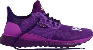 Adidas Pharrell x Solar Hu Glide 'Active Purple' Sneakers, Purple