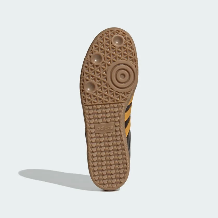 Adidas Samba OG sneakers, brown/yellow