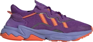 Adidas Wmns Ozweego 'Active Purple Solar Orange' Sneakers, Purple