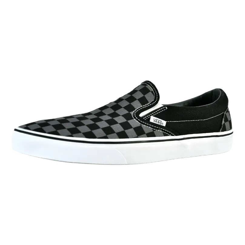 Classic Slip-on [checkerboard] Black / Pewter