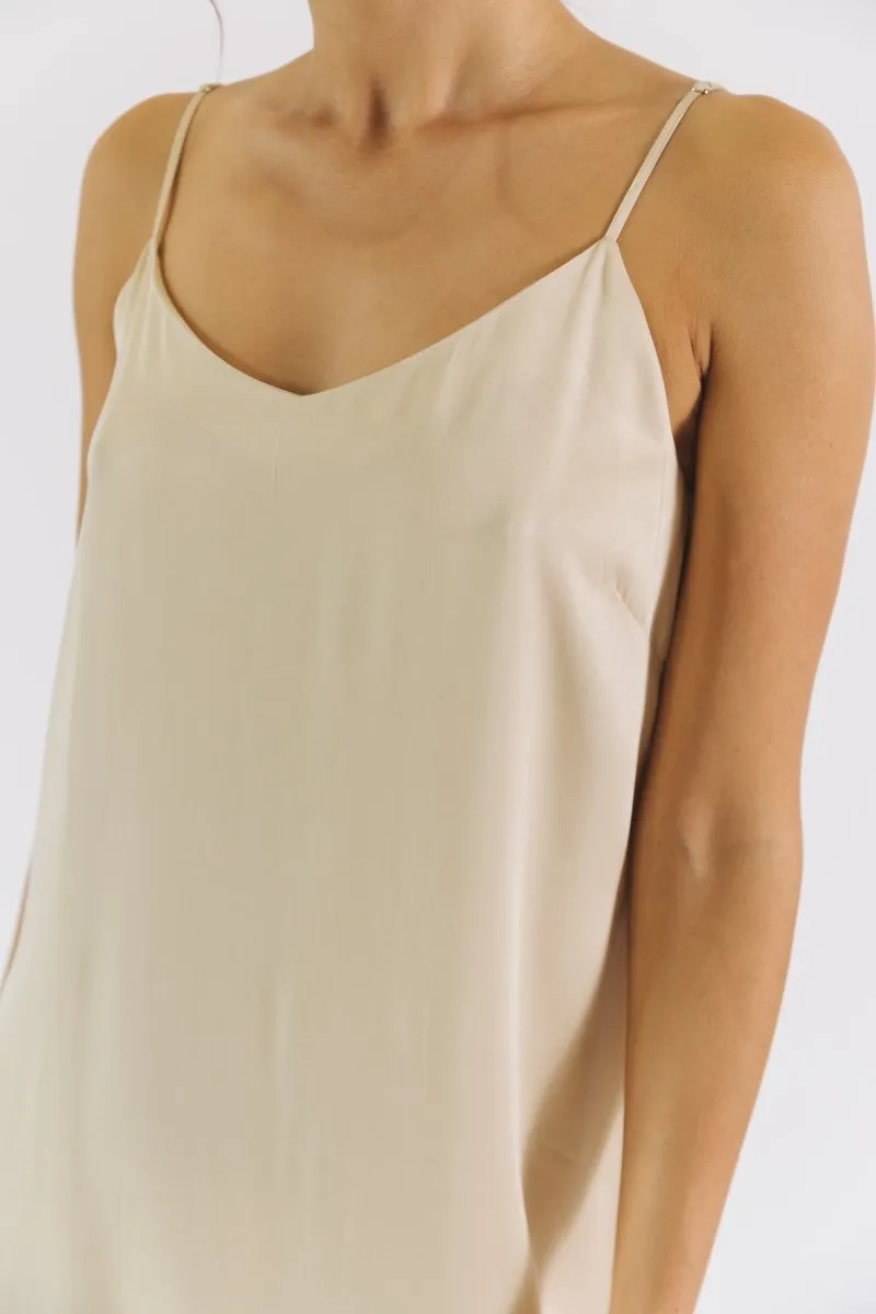 Easy Slip Dress - Champagne