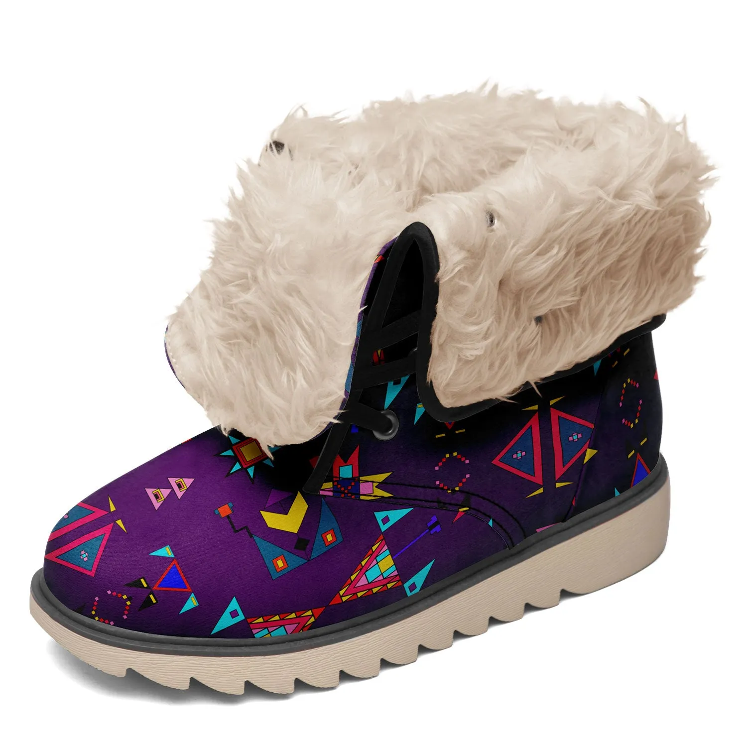 Enemy Territory Berry Polar Winter Boots