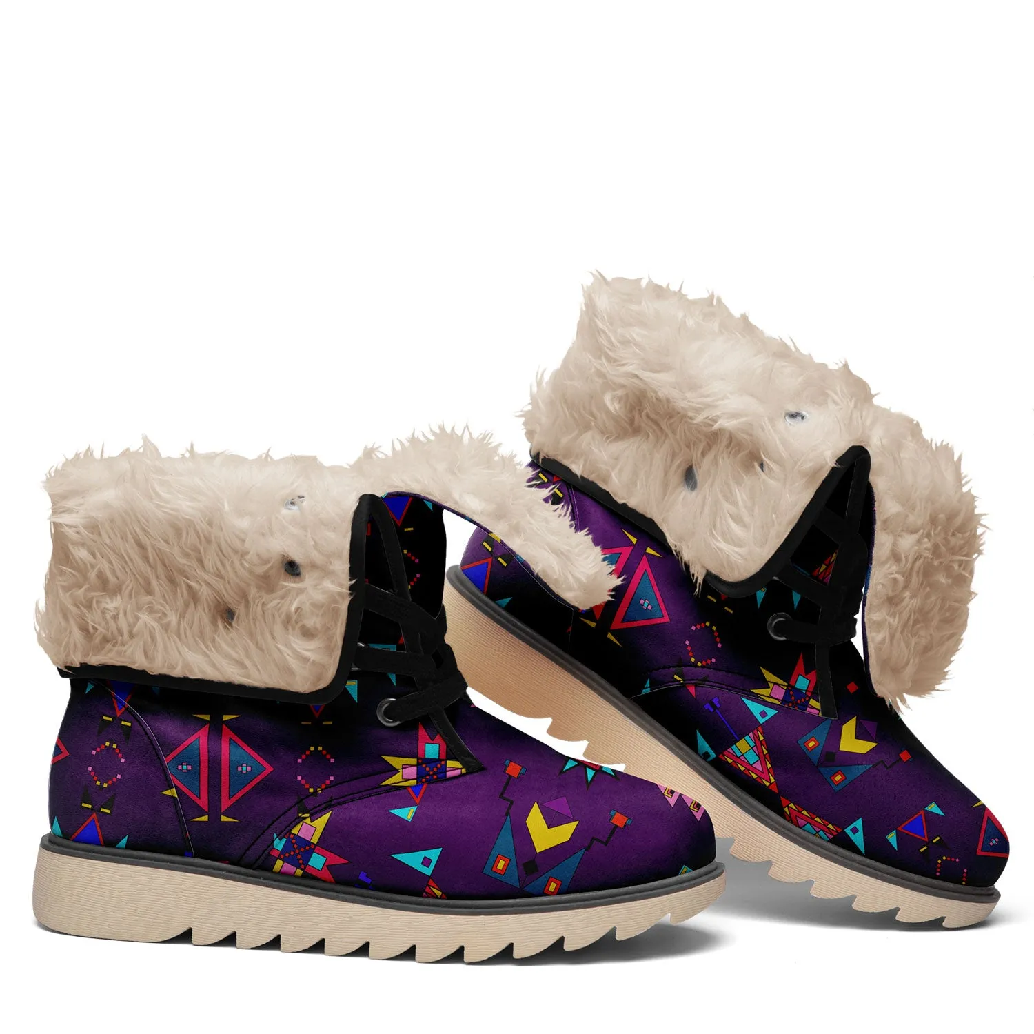 Enemy Territory Berry Polar Winter Boots