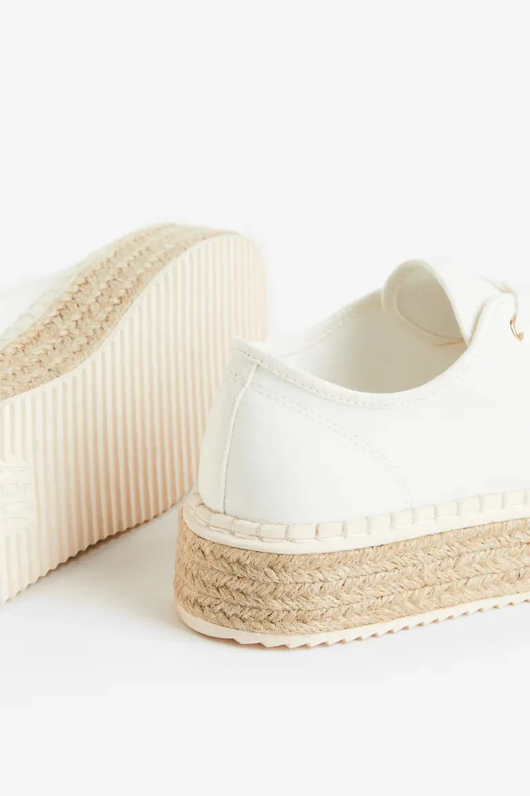 H&M sports espadrilles, white