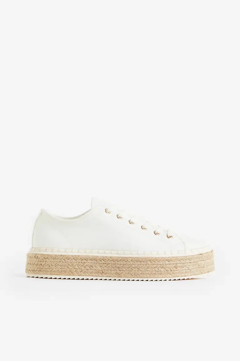 H&M sports espadrilles, white