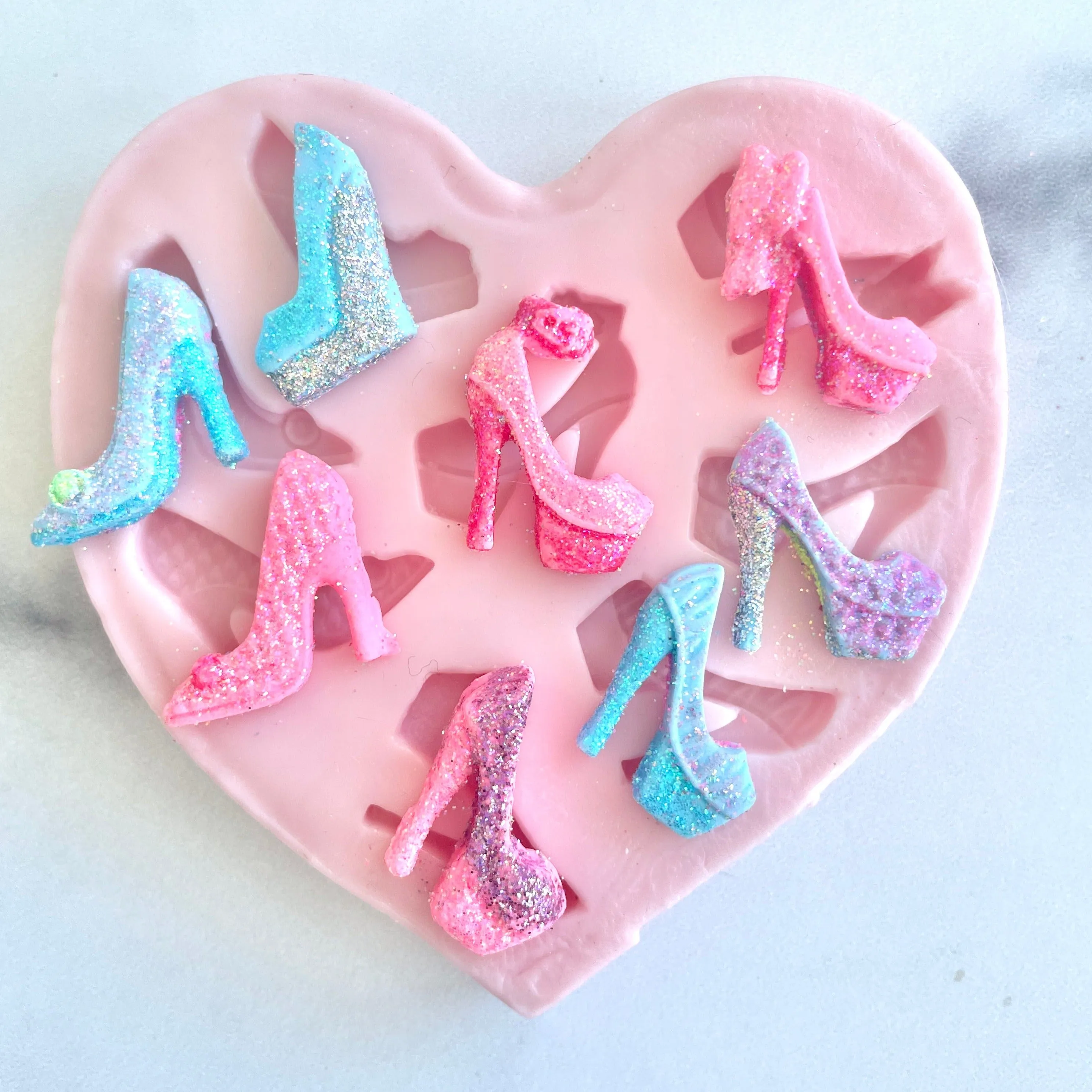 Head Over Heels Stiletto Silicone Mold