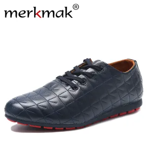 HOT Men Summer Shoes Men Fresh Ventilate Men's Shoes Casual Lace up Loafers Slip on PU Leather Men's Flats Free Shipping LS104