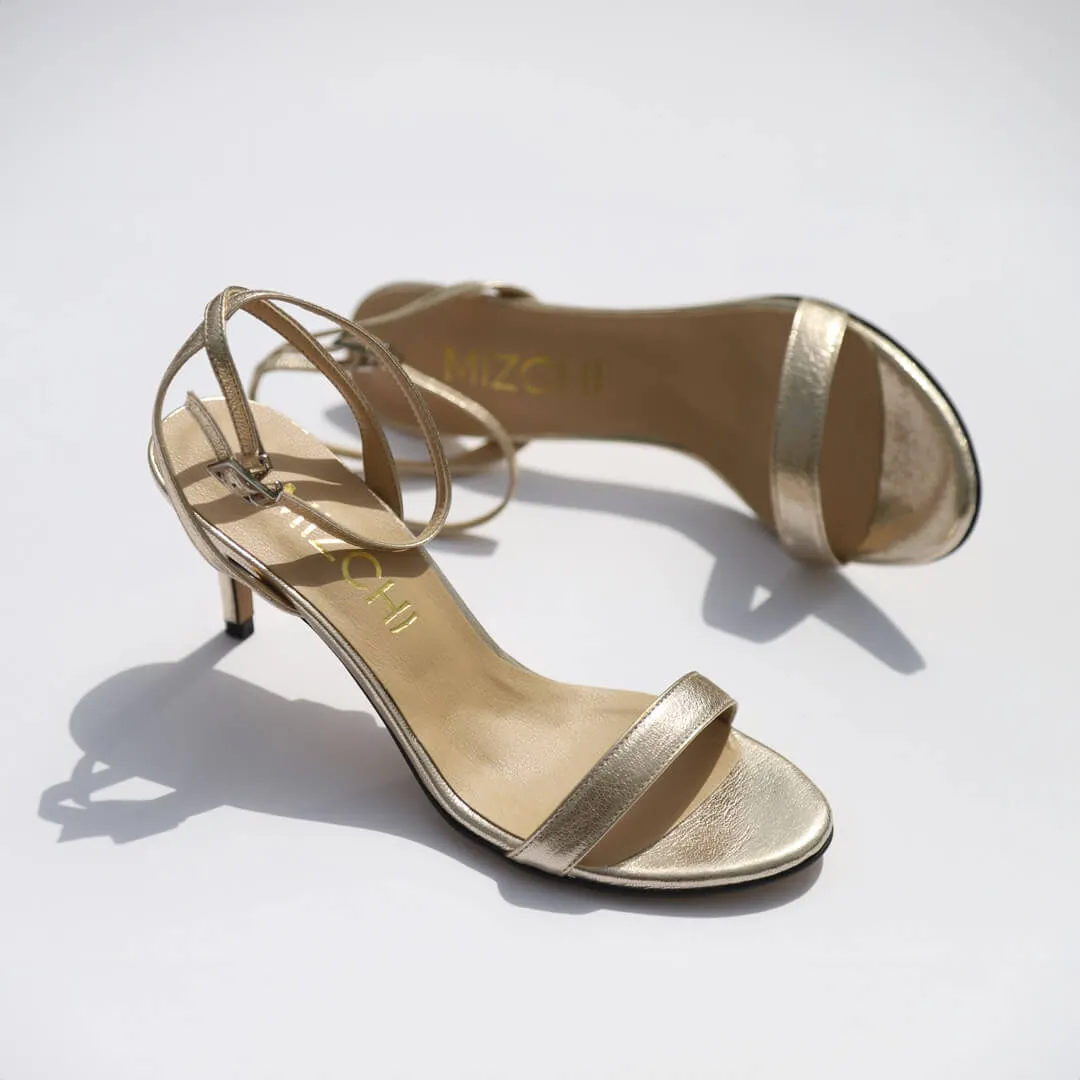 LANA - metallic leather sandal