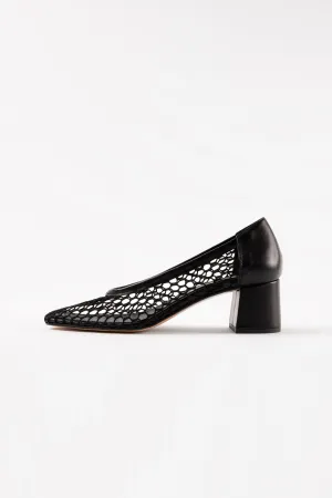 NOVA BALLES - Black Mesh Pumps