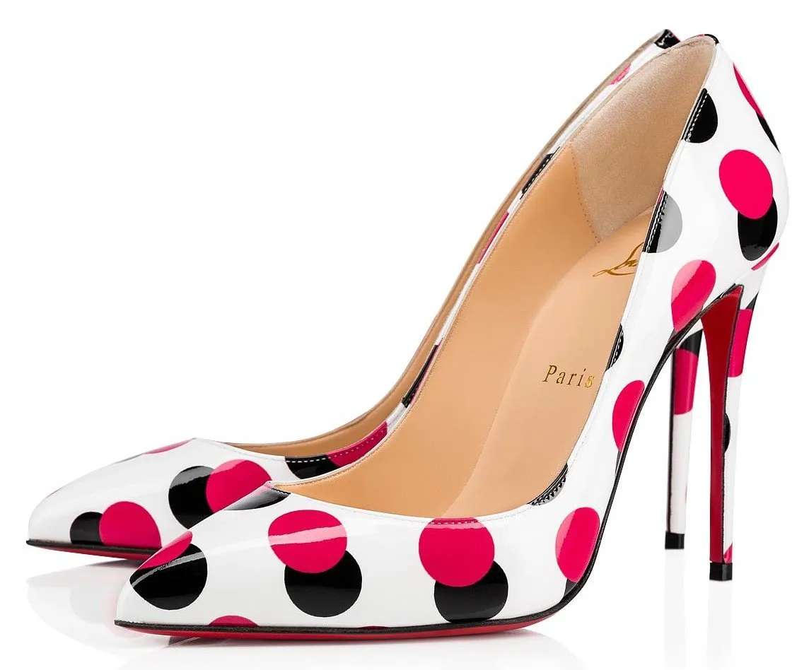 'Pigalle Follies' Patent Polkadots 100 mm Pumps