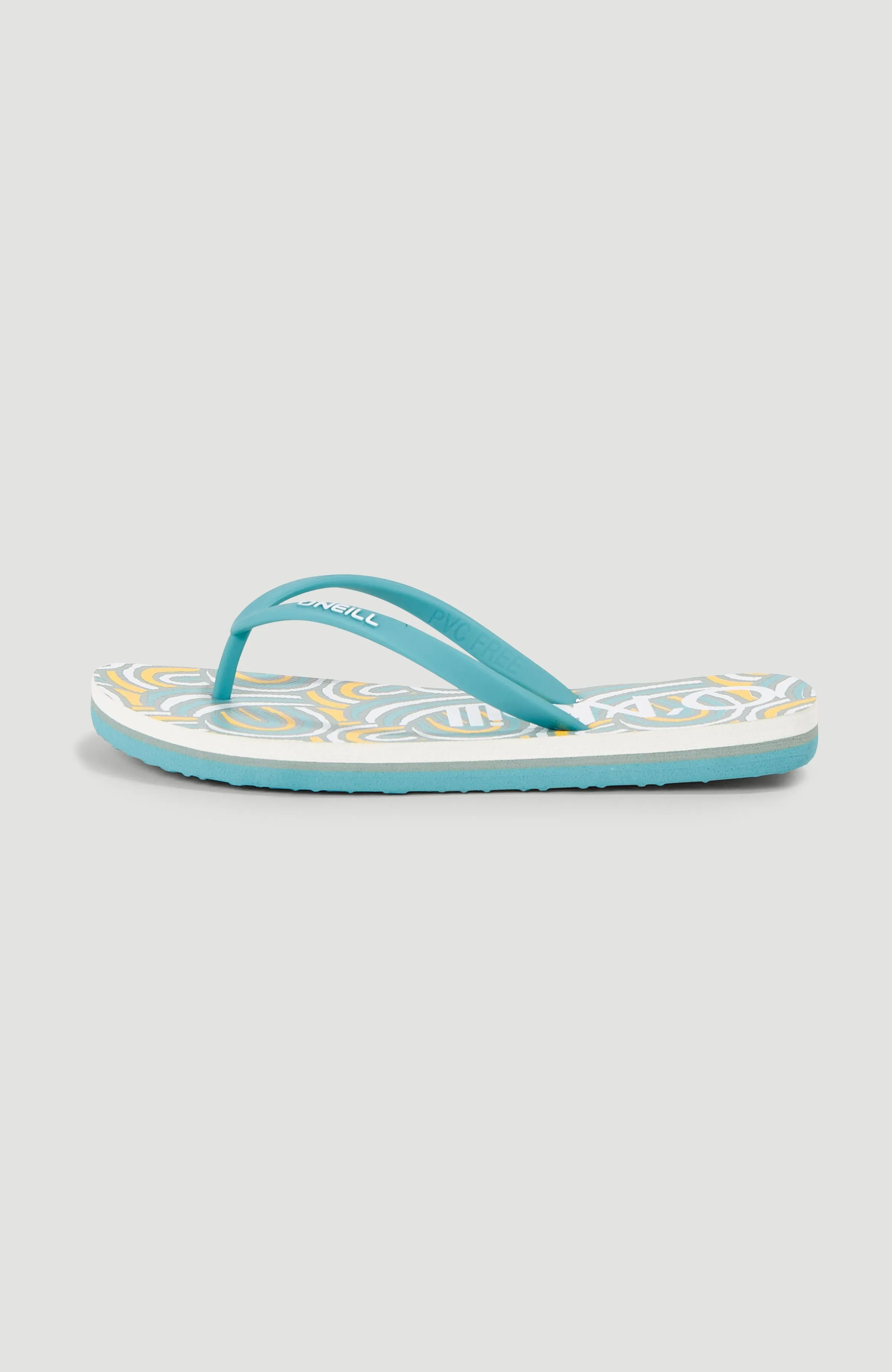 Profile Graphic Sandals | Blue Rainbow Stripe