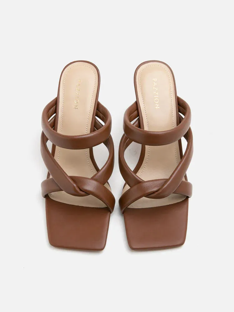 Taliha Cross Strappy Heels