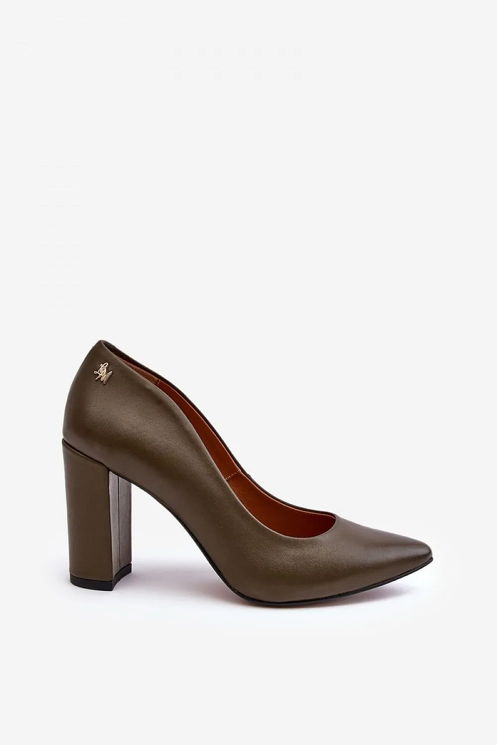 TEEK - Leather Block Heel Pumps