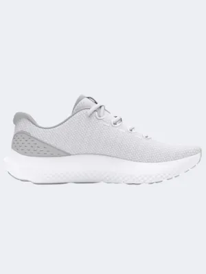 Under Armour Charged Surge 4 Men Running Shoes White/Grey/Black