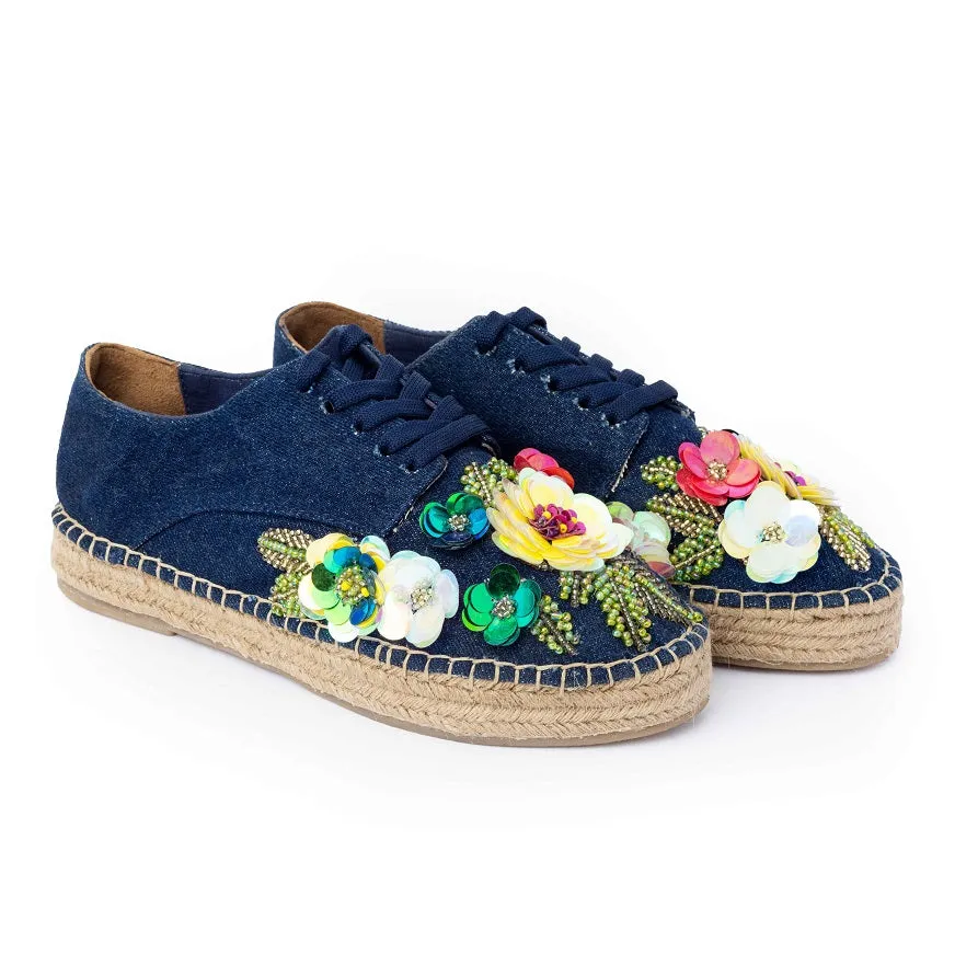 Zinnia Lace-up Espadrilles